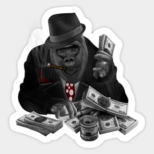 MOB of the apes Sticker